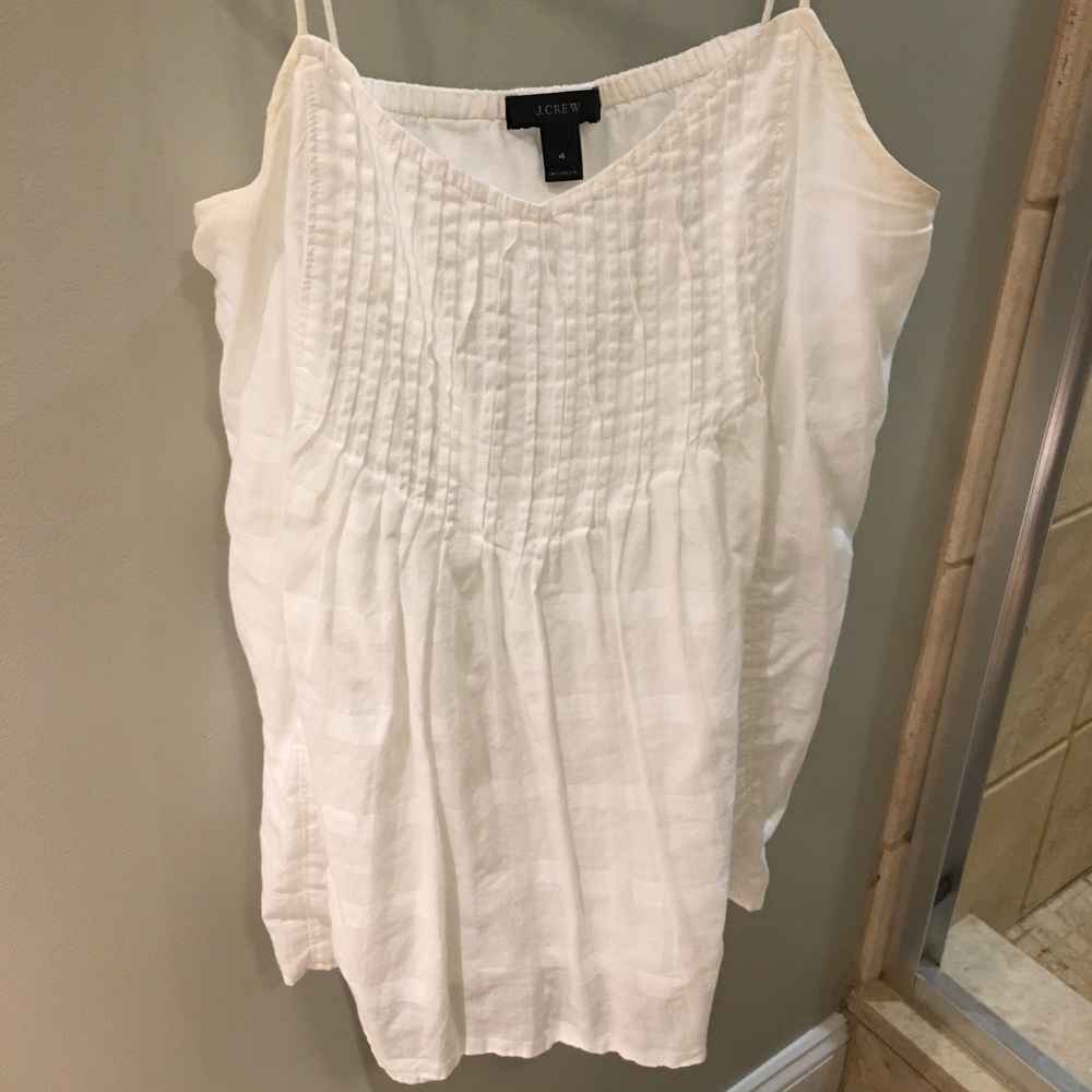 Jcrew white tank